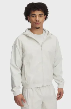 Мужская белая ветровка Curry Woven Jacket Белый L Under Armour 1390353-110