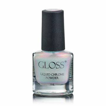 Жидкая втирка для ногтей Gloss Liquid Chrome Powder 016, 3 мл Жидкая втирка для ногтей Gloss Liquid Chrome Powder 016, 3 мл