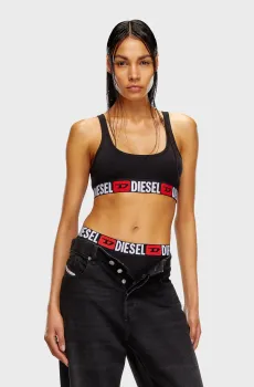 Женский черный топ UFSB-ORIBA REGGISENO Черный XS Diesel A13122 0NJAP