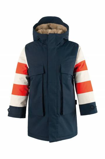 Детская куртка Gosoaky STRIPED FOX цвет синий 242.9.1.573