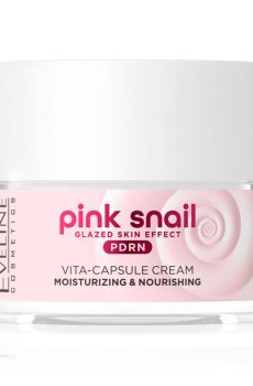 Увлажняющий и питательный крем для лица Eveline Cosmetics Pink Snail Moisturizing & Nourishing Vita-Capsule Cream, 50 мл