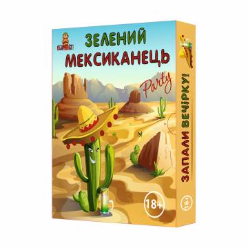 Настольная игра Bombat Game Зеленый Мексиканец, на украинском языке, от 18 лет (0006) Настольная игра Bombat Game Зеленый Мексиканец, на украинском языке, от 18 лет (0006)
