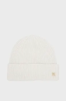 Женская светло-серая кашемировая шапка CASHMERE Серый ONESIZE Tommy Hilfiger AW0AW17772