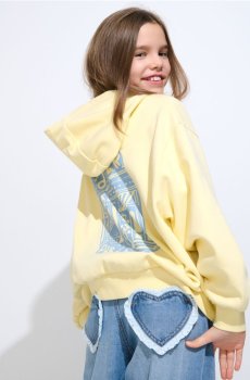 Розпашна толстовка з принтом на спині - other