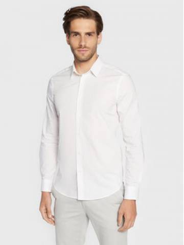 Sisley Сорочка 5CNX5QL19 Білий Slim Fit Sisley Сорочка 5CNX5QL19 Білий Slim Fit