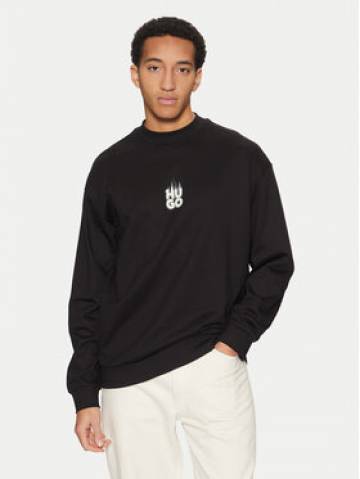 HUGO Світшот Durungu 50530427 Чорний Relaxed Fit HUGO Світшот Durungu 50530427 Чорний Relaxed Fit
