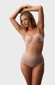 Женские бежевые трусики Бежевый XL Calvin Klein LV00QF8173