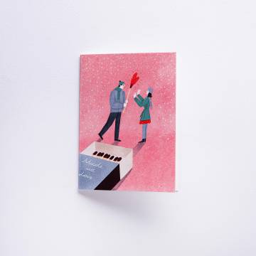 Открытка к Вашему подарку "Made with love" Открытка к Вашему подарку "Made with love"