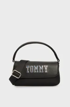 Женская черная сумка TJW EVERYWHERE FLAP CROSSOVER Черный ONESIZE Tommy Jeans AW0AW17391