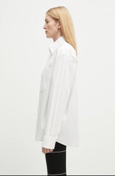 Хлопковая рубашка MM6 Maison Margiela