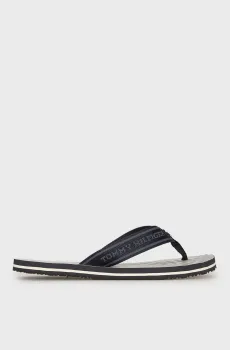 Женские темно-синие вьетнамки TH STRIPES BEACH SANDAL Синий 37 Tommy Hilfiger FW0FW08528