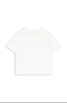 Детская футболка с добавлением льна Konges Sløjd RHW X KS JONGLEUR TEE OCS