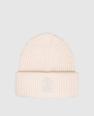 Бежевая шапка Mooneye с шерстью