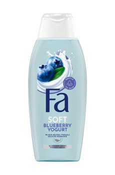 Крем-гель для душу Fa Soft Blueberry Yogurt з ароматом чорниці, 400 мл