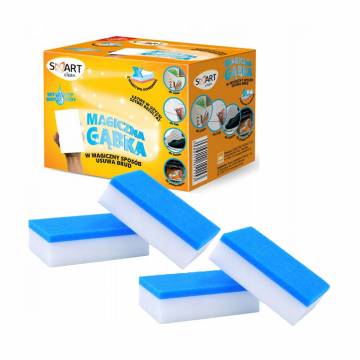 Универсальные губки для уборки Smart Clean Magic Sponge, 4 шт Универсальные губки для уборки Smart Clean Magic Sponge, 4 шт