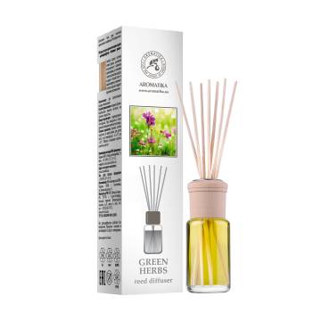 Аромадиффузор Ароматика Green Herbs Зеленые травы, 50 мл Аромадиффузор Ароматика Green Herbs Зеленые травы, 50 мл