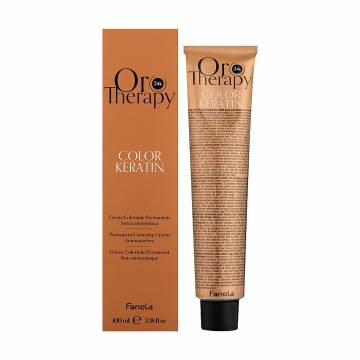 Уценка! Безаммиачная крем-краска для волос Fanola Oro Therapy Color Keratin Oro Puro 8.3 Light Blonde Golden, 100 мл Уценка! Безаммиачная крем-краска для волос Fanola Oro Therapy Color Keratin Oro Puro 8.3 Light Blonde Golden, 100 мл