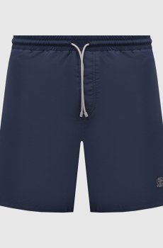 Синие шорты для плавания