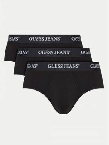 Guess Jeans Набір з 3 пар сліпів M4BZ43 K6YW1 Чорний Guess Jeans Набір з 3 пар сліпів M4BZ43 K6YW1 Чорний