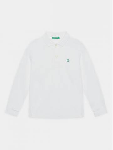 United Colors Of Benetton Поло 3089C300Z Білий Regular Fit United Colors Of Benetton Поло 3089C300Z Білий Regular Fit