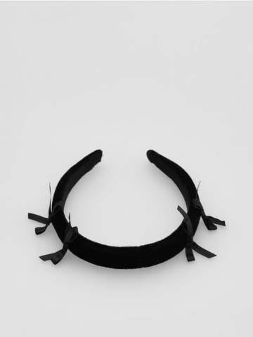 Reserved - GIRLS` HAIRBAND - чорний - 225GE-99X Reserved - GIRLS` HAIRBAND - чорний - 225GE-99X