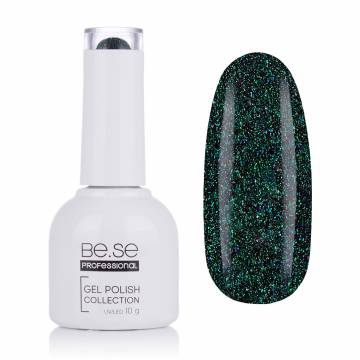 Гель-лак для ногтей Be.Se Professional Gel Polish Collection Shimmer 49 Микроблеск, темно-зеленый, 10 г Гель-лак для ногтей Be.Se Professional Gel Polish Collection Shimmer 49 Микроблеск, темно-зеленый, 10 г