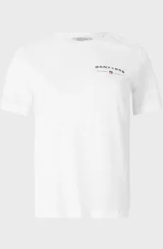 Женская белая футболка GRAPHIC Белый L Gant 4201380