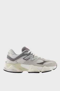 Детские светло-серые кроссовки 9060 Grade School Серый 6 New Balance GC9060GY