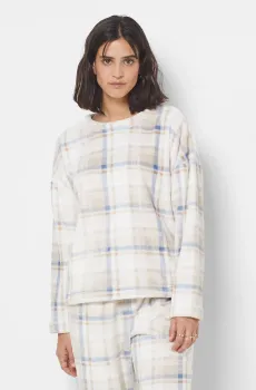 Женский лонгслив в клетку Разноцветный S Etam 6542667