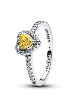 Каблучка "Жовте серце"