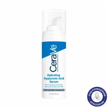 Увлажняющая сыворотка CeraVe Hydrating Hyaluronic Acid Serum с гиалуроновой кислотой, для всех типов кожи лица, 30 мл Увлажняющая сыворотка CeraVe Hydrating Hyaluronic Acid Serum с гиалуроновой кислотой, для всех типов кожи лица, 30 мл