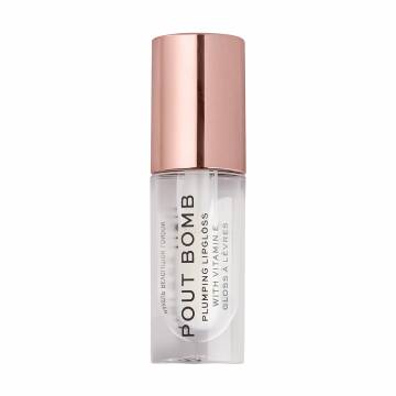 Блеск для губ Makeup Revolution Pout Bomb Plumping Lipgloss, Glaze, 4.6 г Блеск для губ Makeup Revolution Pout Bomb Plumping Lipgloss, Glaze, 4.6 г