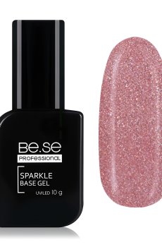 Базовое покрытие для гель-лака Be.Se Professional Sparkle Base Gel, 124, 10 г