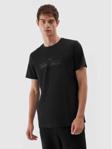 4F Футболка 4FAW23TTSHM0878 Чорний Regular Fit 4F Футболка 4FAW23TTSHM0878 Чорний Regular Fit