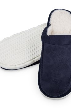 Мужские комнатные тапочки 2Step закрытые, синие, размер 42 (WMSL2024-5-Bl)