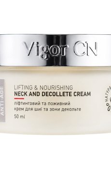 Лифтинговый и питательный крем для шеи и зоны декольте Vigor Lifting & Nourishing Neck And Decollete Cream, 50 мл