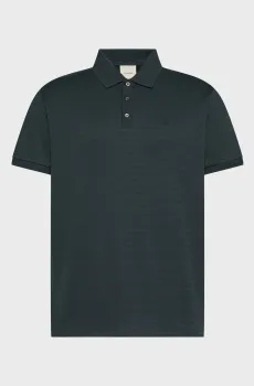 Мужское темно-зеленое поло TONAL Зеленый XL Calvin Klein LV04LF206G