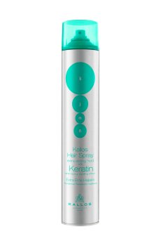 Лак для волос Kallos Cosmetics KJMN With Keratin And Vapour Repelling Effect экстрасильной фиксации, 750 мл