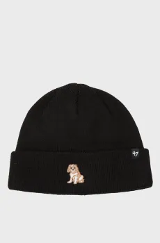 Черная шапка DOG RANDLE Черный ONESIZE 47 Brand RNDLE08ACE-BK