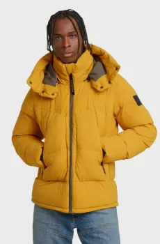 Мужская желтая куртка G- Whistler Padded Hooded Jacket 2.0 Желтый M G-Star RAW D25345,D518