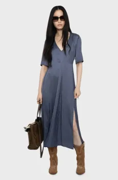 Женское синее платье Rodalan Синий XS ZADIG&VOLTAIRE WWDR02620_STORM