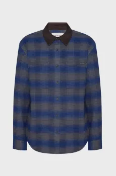 Мужская рубашка в клетку BRUSHED Разноцветный XXL Calvin Klein Jeans LV04RD107G