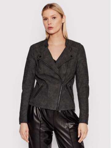 ONLY Куртка зі штучної шкіри Ava 15102997 Чорний Regular Fit ONLY Куртка зі штучної шкіри Ava 15102997 Чорний Regular Fit