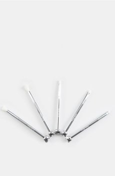 Пензлики для макіяжу, 5 шт. Hello Kitty - срібний