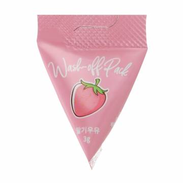 Глубоко очищающая маска для лица Med B Cosmetic Strawberry Milk Wash Off Pack клубничная, 3 г Глубоко очищающая маска для лица Med B Cosmetic Strawberry Milk Wash Off Pack клубничная, 3 г