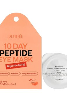Гидрогелевые патчи для кожи вокруг глаз Petitfee & Koelf 10 Days Vitamin Eye Mask, Rejuvenating, 20 шт