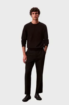 Мужские черные брюки CLASSIC DOBBY Черный 36 Calvin Klein LV04LD615G