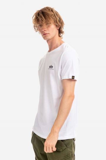 Хлопковая футболка Alpha Industries Koszulka Alpha Industries Backprint T 128507 09 цвет белый с принтом 128507.09-white Хлопковая футболка Alpha Industries Koszulka Alpha Industries Backprint T 128507 09 цвет белый с принтом 128507.09-white