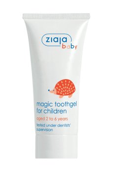 Зубная паста-гель для детей Ziaja baby Magic Toothgel for Children, 50 мл