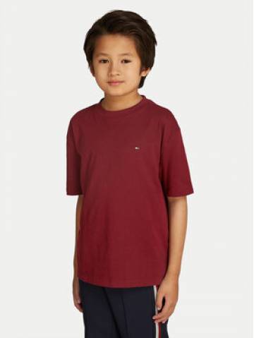 Tommy Hilfiger Футболка Essential KB0KB08575 Бордовий Regular Fit Tommy Hilfiger Футболка Essential KB0KB08575 Бордовий Regular Fit